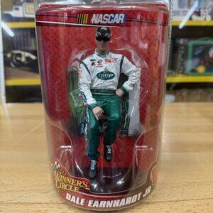 Dale Earnhardt Jr Collectible Winners Circle  Sitting Figure 6” Car #88